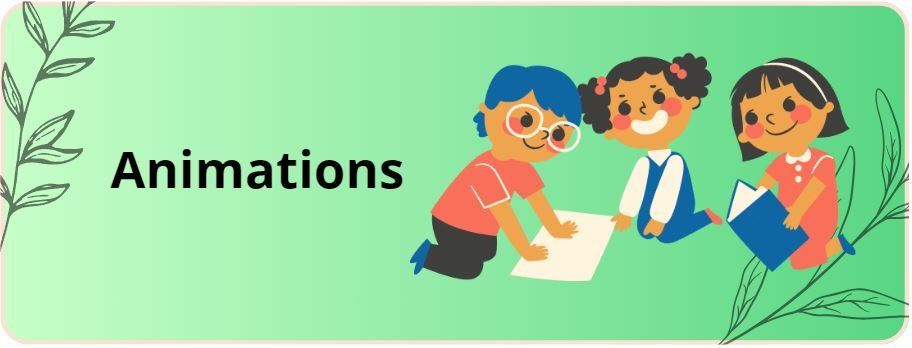 Lien vers la page sur les animations